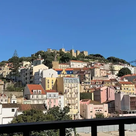 Mm3 Very Central Baixa-Rossio! Castle View And Free Parking! *